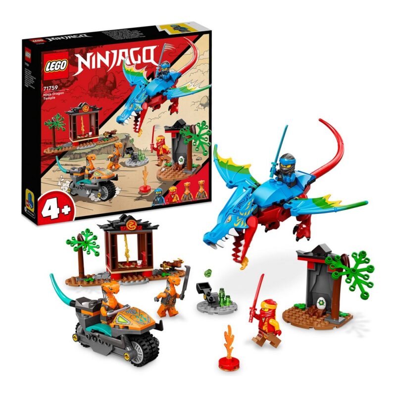 Playset Lego Ninjago Ninja Dragon Temple 161 Части 71759 Намаления и отстъпки ЧеренПетък