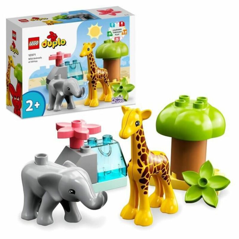 Playset Lego DUPLO African Wild Animals, 10 Части Намаления и отстъпки ЧеренПетък