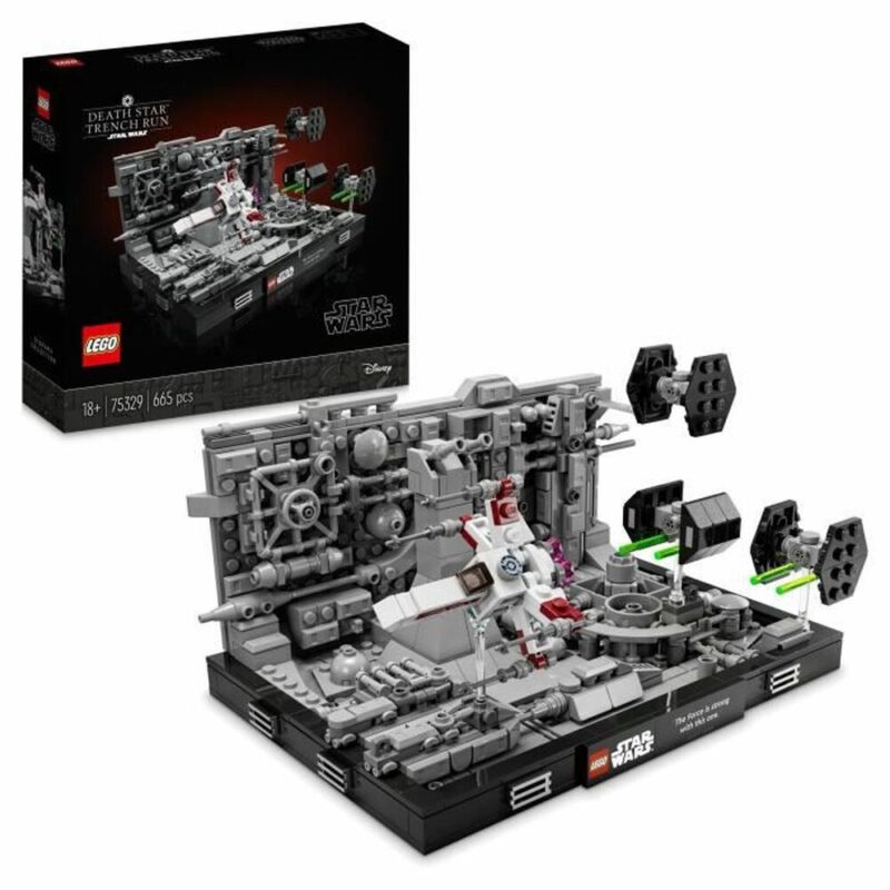 Playset Lego Star Wars 75329 Death Star Trench Pursuit (665 Части) Намаления и отстъпки ЧеренПетък