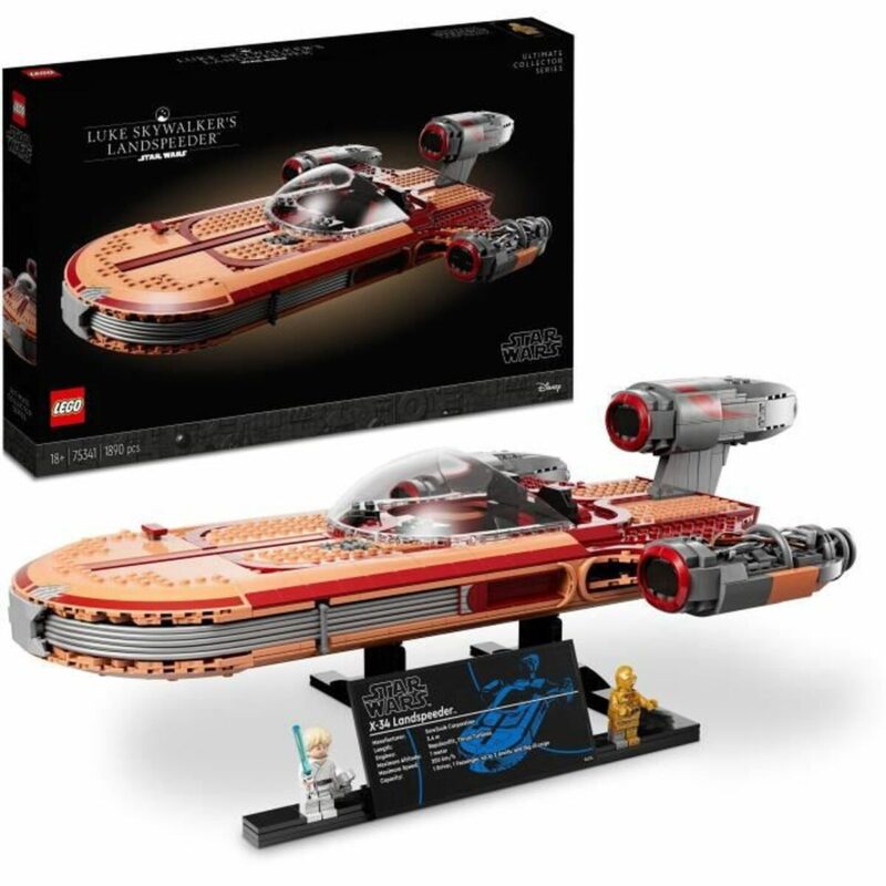 Playset Lego Star Wars 75341 Luke Skywalker’s Landspeeder (1890 Части) Намаления и отстъпки ЧеренПетък