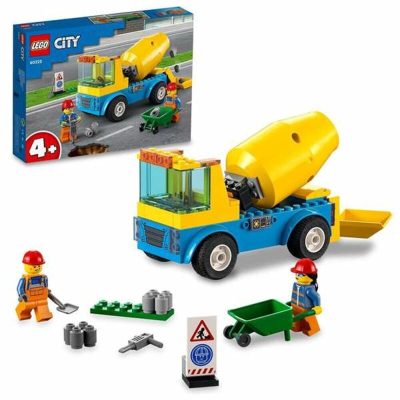 Playset Lego City Cement Mixer Truck 60325 (85 pcs) Намаления и отстъпки ЧеренПетък