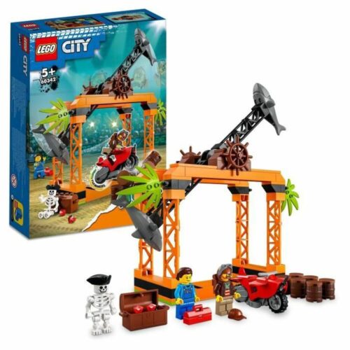 Playset Lego 60342 City Stuntz Stunt Challenge: Shark Attack (122 Части)