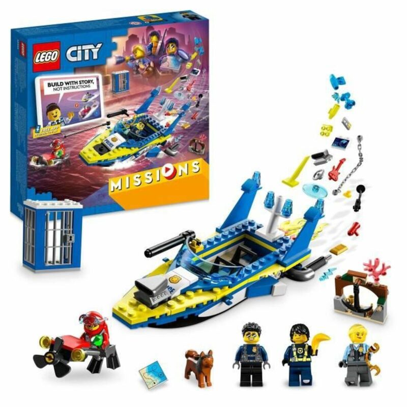 Playset Lego City 60355 Police Detectives Water Missions Намаления и отстъпки ЧеренПетък