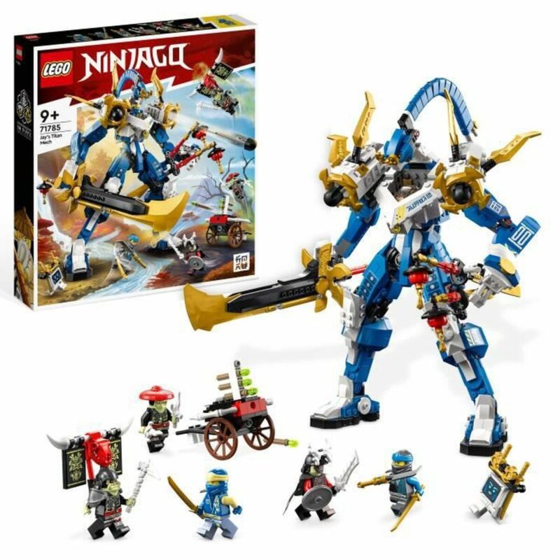 Playset Lego Ninjago 71785 Jay’s Titan Mech 794 Части Намаления и отстъпки ЧеренПетък