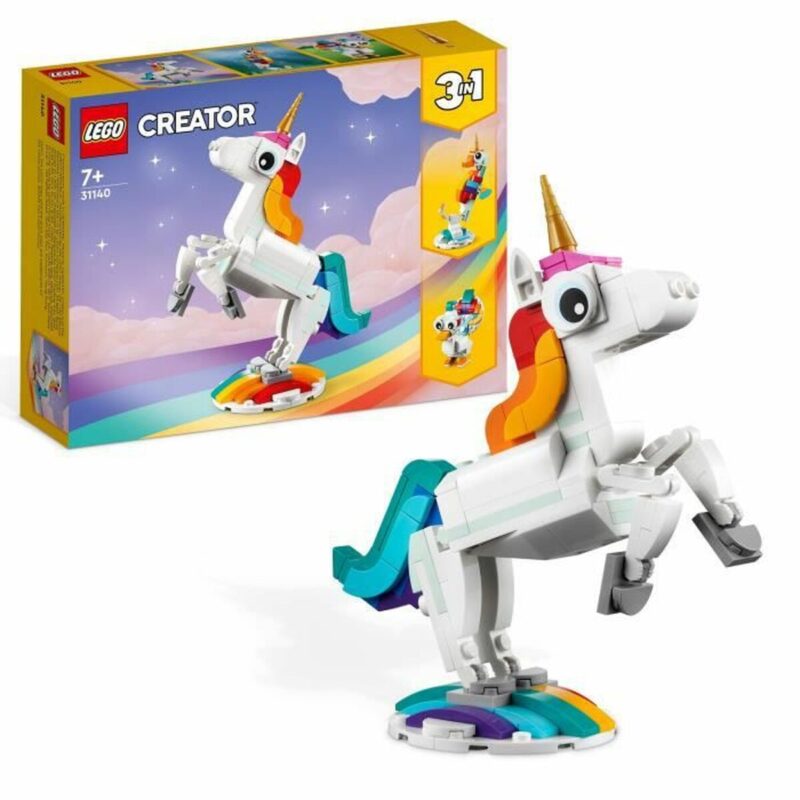 Playset Lego 31140 Creator: Magical Unicorn 145 pcs Намаления и отстъпки ЧеренПетък