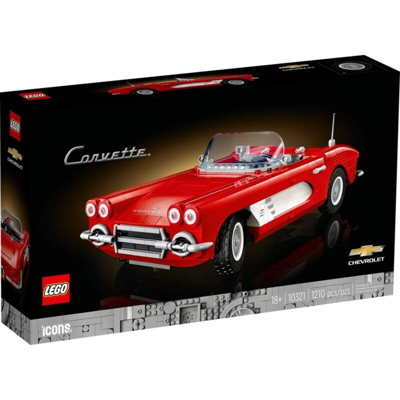 Playset Lego Icons: Corvette 10321 1210 Части 14 x 10 x 32 cm Намаления и отстъпки ЧеренПетък