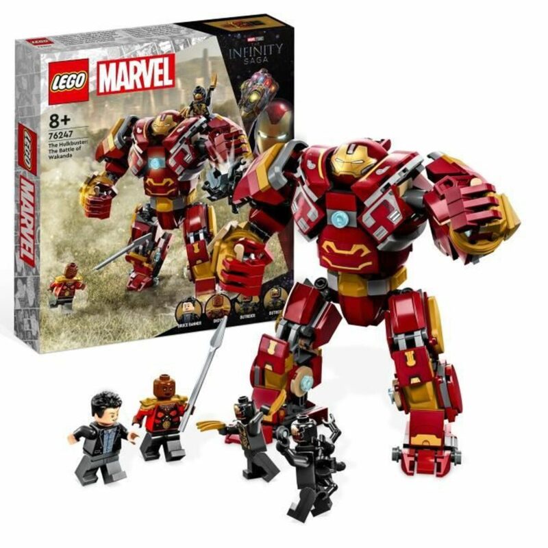 Playset Lego Marvel 76247 The Hulkbuster: The battle of Wakanda 385 Части Намаления и отстъпки ЧеренПетък