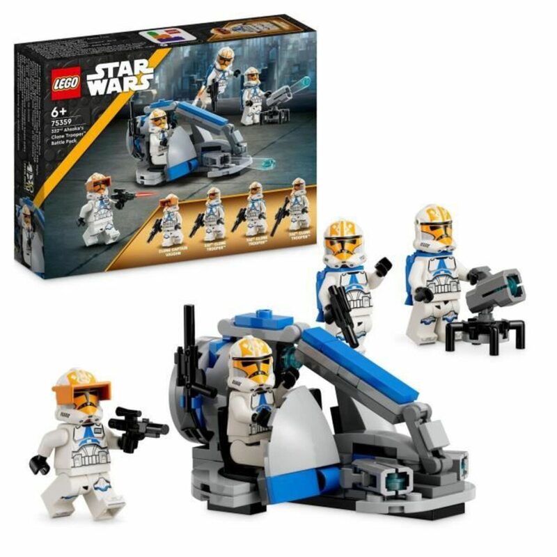Playset Lego Star Wars 75359 Ahsoka’s Clone Trooper 332nd Battle Pack 108 Части Намаления и отстъпки ЧеренПетък