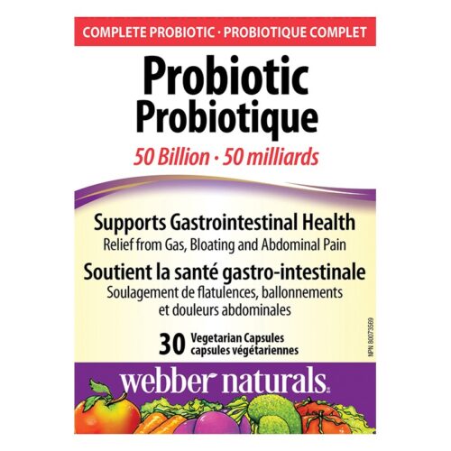 Probiotic 50 Billion – Пробиотик 50 млрд. активни пробиотици, 10 щама, 30 капсули Намаления и отстъпки ЧеренПетък