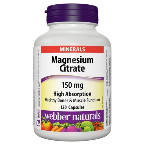 Magnesium Citrate High Absorption – Магнезий цитрат с висока абсорбация 150 mg, 120 капсули Намаления и отстъпки ЧеренПетък