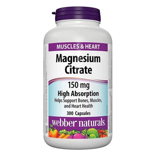 Magnesium Citrate High Absorption – Магнезий цитрат с висока абсорбация 150 mg, 300 капсули Намаления и отстъпки ЧеренПетък