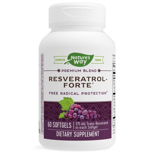 Премиум формула за сърдечно-съдовата система и мозъка – Resveratrol Forte, 450 mg, 60 софтгел капсули Намаления и отстъпки ЧеренПетък