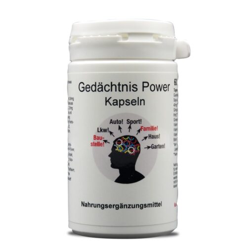 Gedächtnis Power – Мемори Пауър – Формула за памет и концентрация, 60 капсули Намаления и отстъпки ЧеренПетък