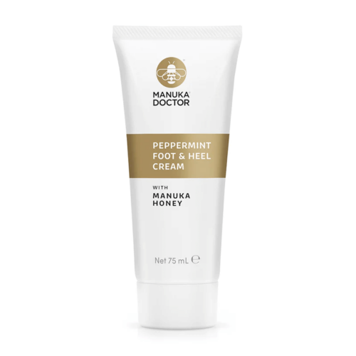 Peppermint Foot and Heel Cream with Manuka Honey – Крем за крака и напукани пети с мед от манука и ментово масло, 75 ml Намаления и отстъпки ЧеренПетък