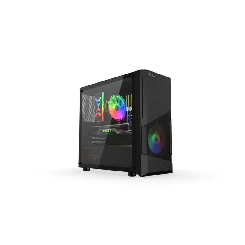 ATX микро кутия Krux KRX0088 Черен Намаления и отстъпки ЧеренПетък 3
