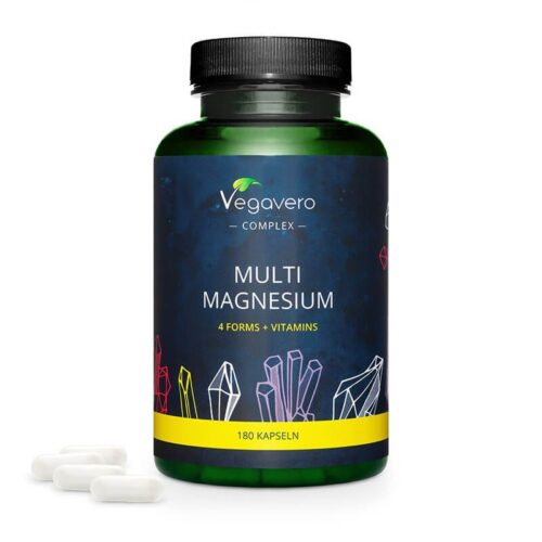 Multi Magnesium – Мулти магнезий с витамини В2 и В6, 180 капсули Намаления и отстъпки ЧеренПетък