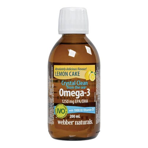 Crystal Clean from the sea® Omega-3 1250 mg (EPA/DHA 750/500) – Омега-3 + витамин D3 1000 IU, 200 ml Намаления и отстъпки ЧеренПетък