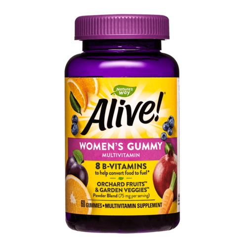 Мултивитамини за жени Алайв – Alive! Women’s Gummy Multivitamin, 60 желирани таблетки Намаления и отстъпки ЧеренПетък