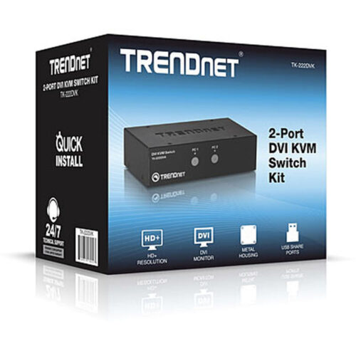 KVM суич Trendnet TK-222DVK Намаления и отстъпки ЧеренПетък