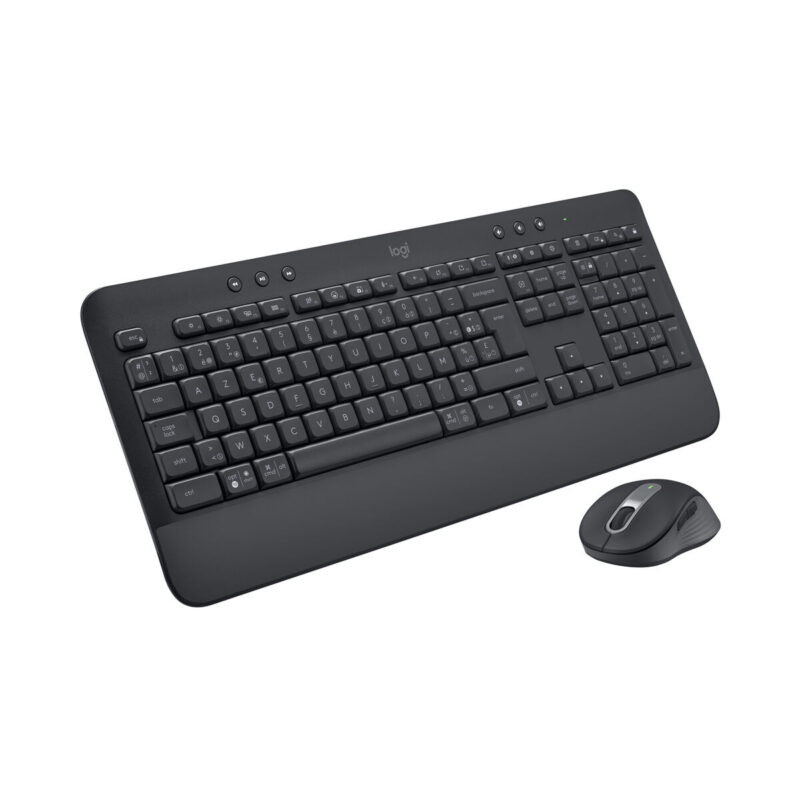 Kлаиатура с безжична мишка Logitech MK650 Черен Azerty френски Намаления и отстъпки ЧеренПетък 3