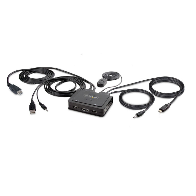 KVM суич Startech C2-H46-UAC-CBL-KVM 1,8 m Намаления и отстъпки ЧеренПетък 3