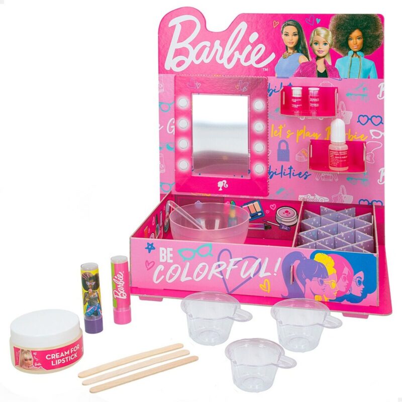 Kit to create Makeup Barbie Studio Color Change Червило 15 Части Намаления и отстъпки ЧеренПетък