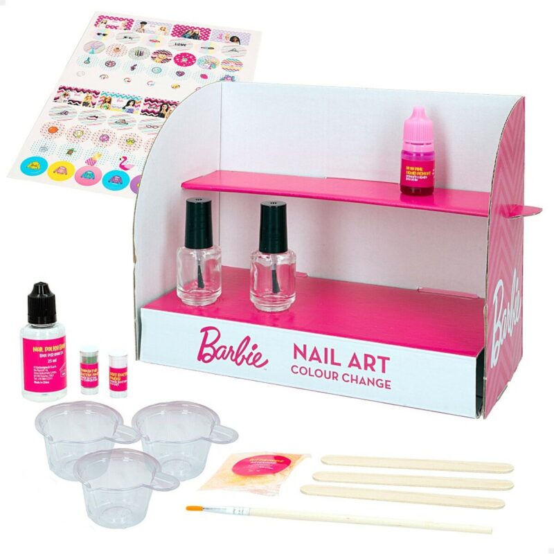 Kit to create Makeup Barbie Studio Color Change Лак за нокти 15 Части Намаления и отстъпки ЧеренПетък