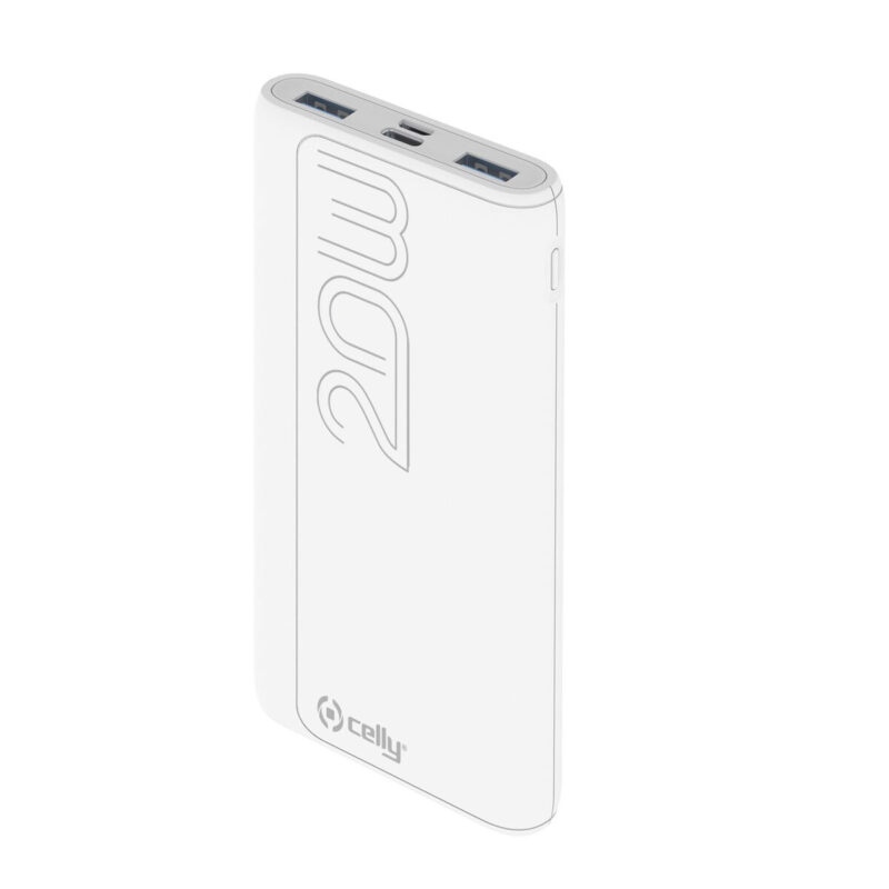 Powerbank Celly PBPD10000EVOWH Бял Намаления и отстъпки ЧеренПетък 3