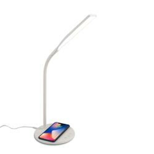 LED Лампа с Безжично Зарядно Устройство за Смартфони Celly WLLIGHT10WWH