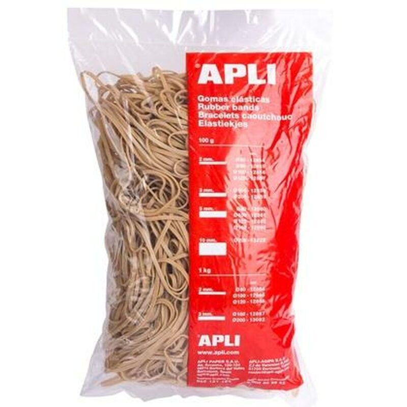 Elastic bands Apli 1 kg 160 x 3 mm Намаления и отстъпки ЧеренПетък