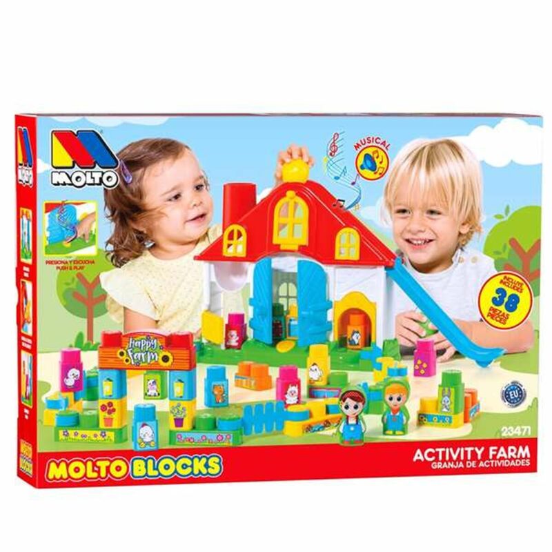 Playset Moltó 38 Части Ферма Звук Намаления и отстъпки ЧеренПетък