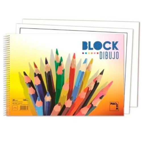 Drawing pad Pacsa 135 gr 20 Листи 10 броя Спирала (33 x 23 cm)