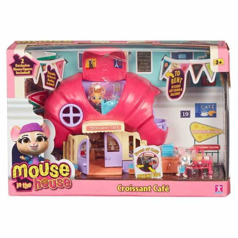 Playset Bandai Mouse In the House Croissant Cafe Намаления и отстъпки ЧеренПетък