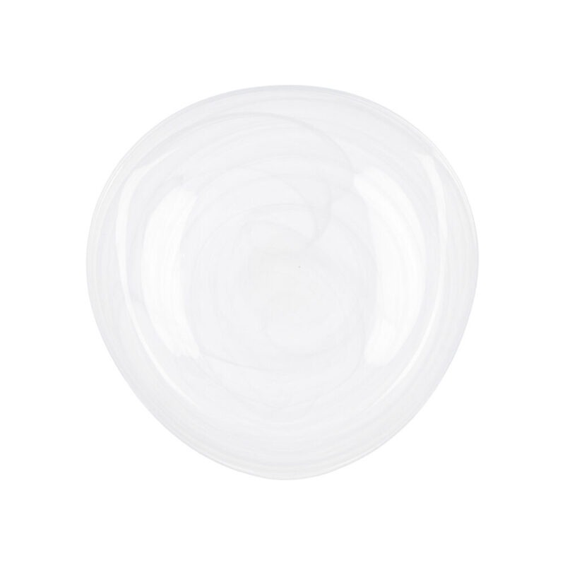 Lame plaat Quid Boreal Бял Cтъкло (Ø 30 cm) (Pack 6x) Намаления и отстъпки ЧеренПетък