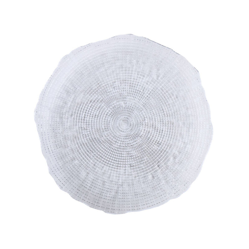 Lame plaat Quid Boreal Прозрачен Cтъкло (Ø 28 cm) (Pack 6x) Намаления и отстъпки ЧеренПетък