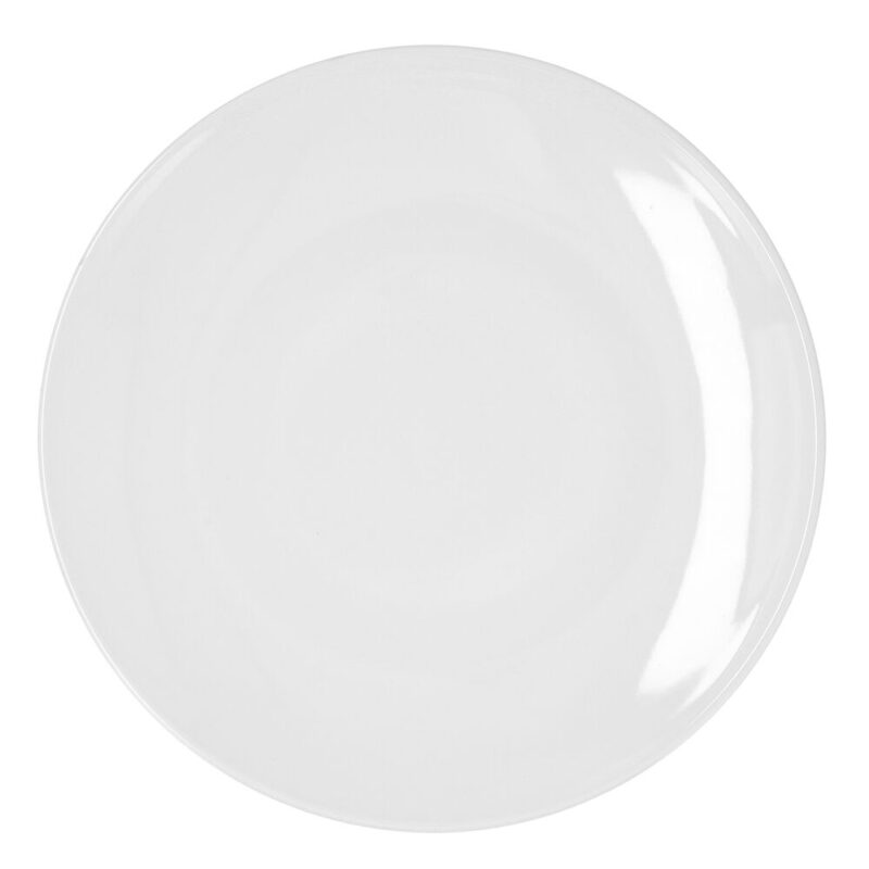 Lame plaat Bidasoa Glacial Coupe Керамика Бял (30 cm) (Pack 4x) Намаления и отстъпки ЧеренПетък