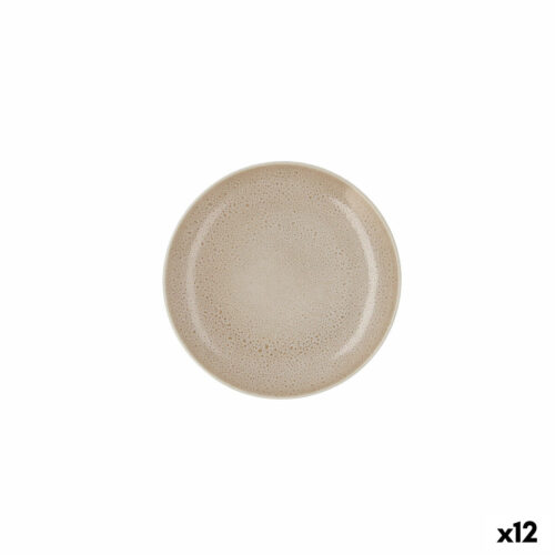 Lame plaat Ariane Porous Керамика Бежов Ø 21 cm (12 броя)