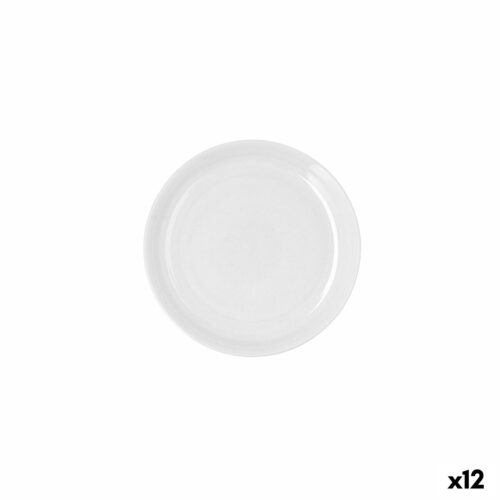 Lame plaat Ariane Artisan Керамика Бял Ø 21 cm (12 броя)