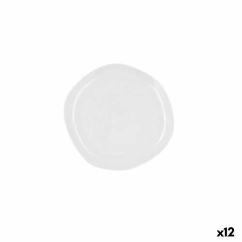 Lame plaat Ariane Earth Керамика Бял Ø 21 cm (12 броя)