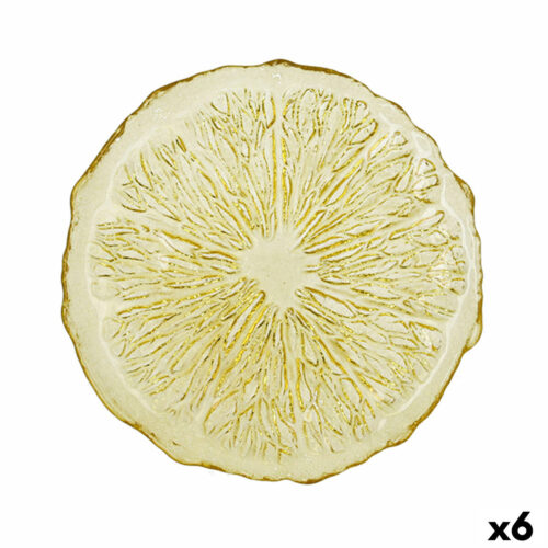 Lame plaat Quid Acid Лимон Жълт Cтъкло 21 x 2 cm (6 броя)