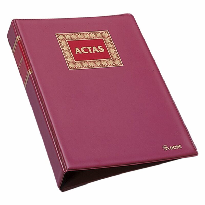 Minute Book DOHE Бургундия A4 100 Листи 4 Пръстени (25 mm) Намаления и отстъпки ЧеренПетък