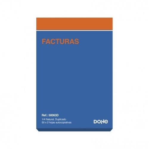 Invoice Book DOHE 50063D 1/4 100 Листи (10 броя)