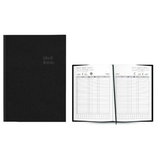 Booking Book Ingraf 2024 Черен A4 22 x 31 cm