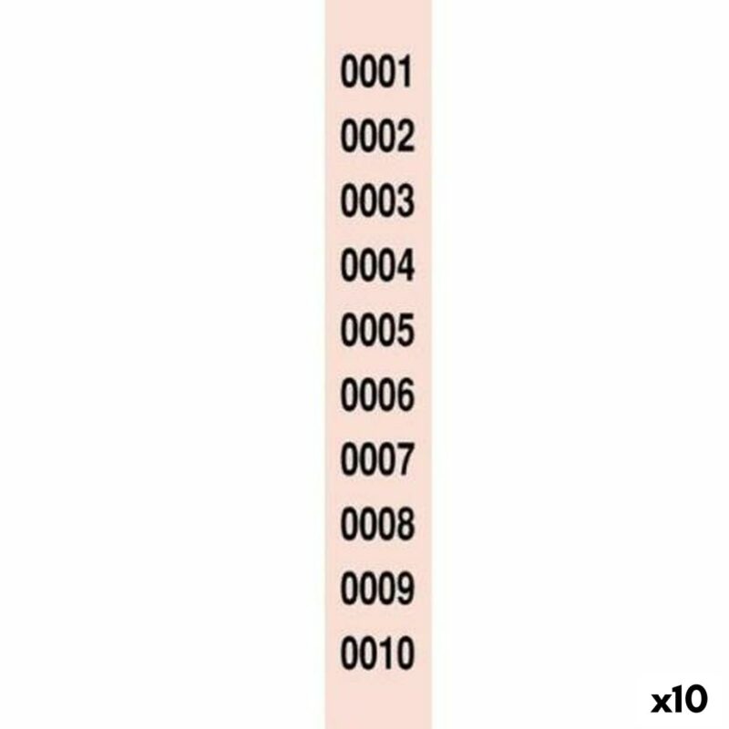 Raffle Number Strips 1-5000 (10 броя) Намаления и отстъпки ЧеренПетък