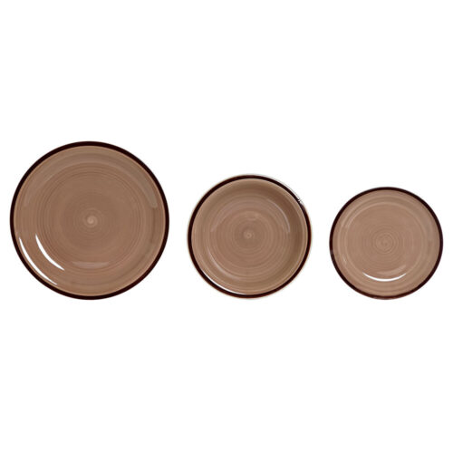 Lauanõud DKD Home Decor Светло кафяв (18 pcs)