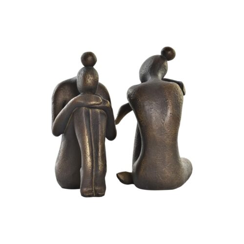 Raamatutugi DKD Home Decor Мед Дама Смола (11 x 8 x 15,5 cm)