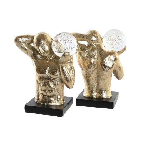 Raamatutugi DKD Home Decor Смола Мъже Модерен (31 x 10 x 19,3 cm)