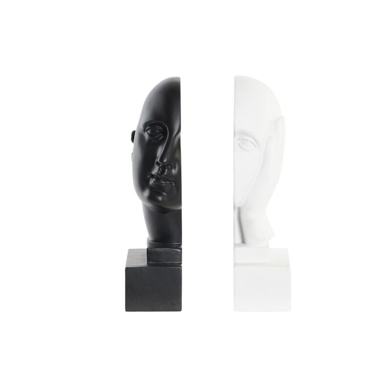 Raamatutugi DKD Home Decor Лице Смола Модерен (10 x 11 x 20 cm) Намаления и отстъпки ЧеренПетък