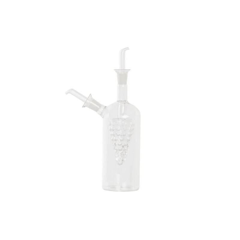 Oil and Vinegar Set DKD Home Decor Прозрачен Боросиликатно Стъкло (13 x 6,5 x 25 cm) (500 ml) Намаления и отстъпки ЧеренПетък