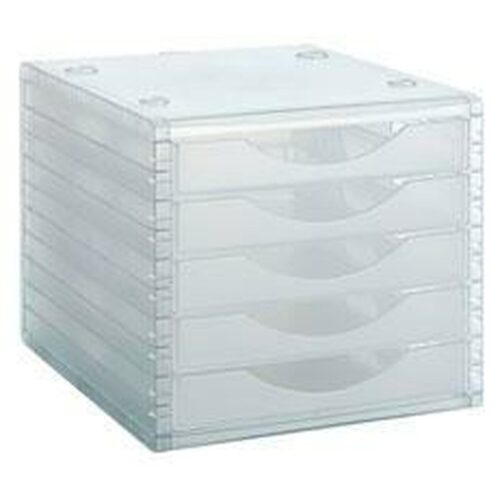 Modular Filing Cabinet Archivo 2000 ArchivoTec 5 чекмеджета Прозрачна (34 x 27 x 26 cm)